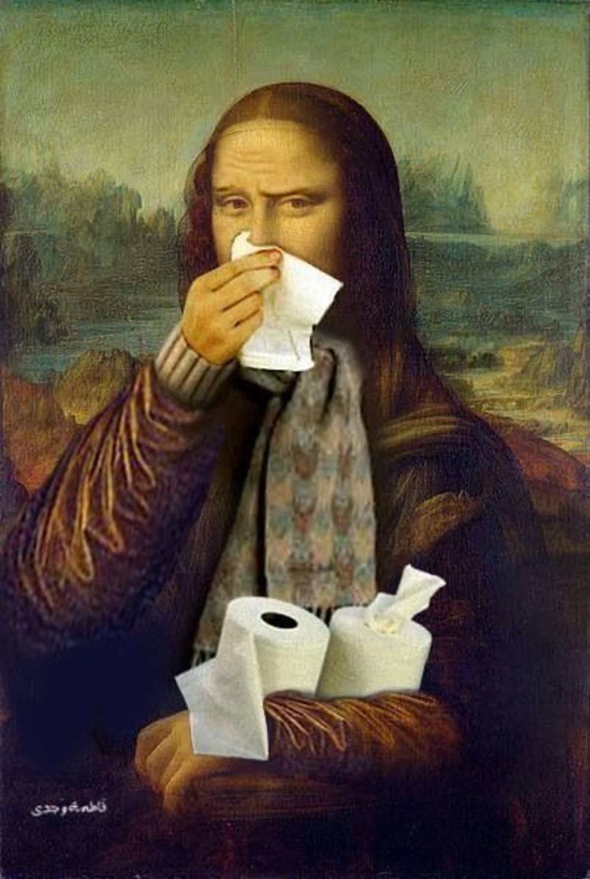 Мона Лиза заболела